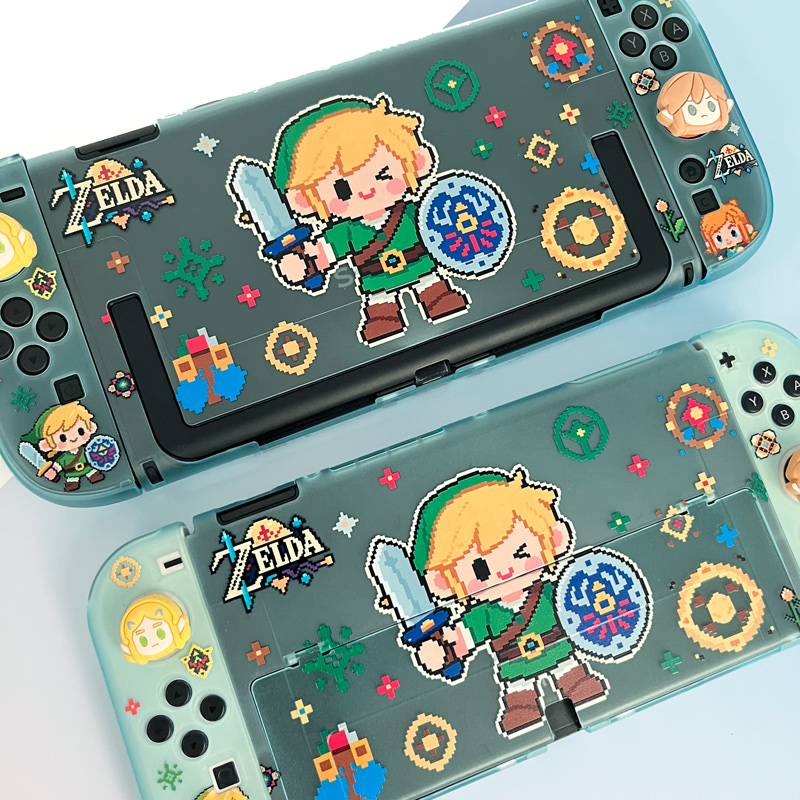 悠阔原创塞尔达Switch2保护套可爱卡通oled保护壳NS2磨砂壳分体壳