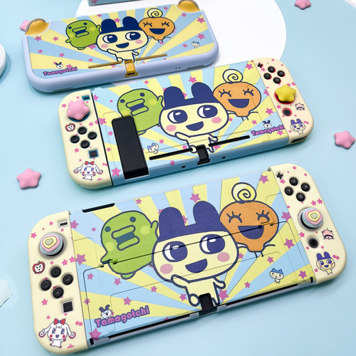 悠阔拓麻歌子switch保护套可爱卡通oled保护壳NS2硬软手柄lite壳