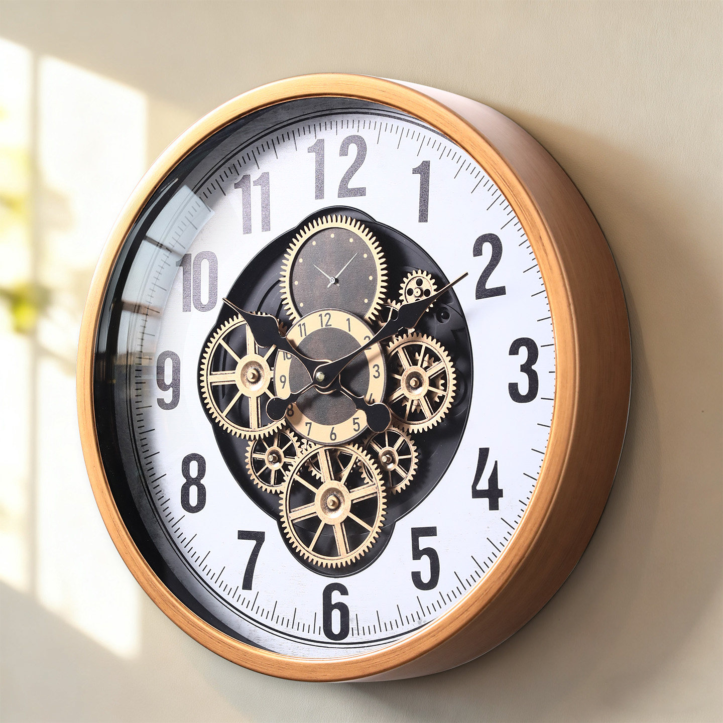 【复古齿轮】家用轻奢创意挂钟