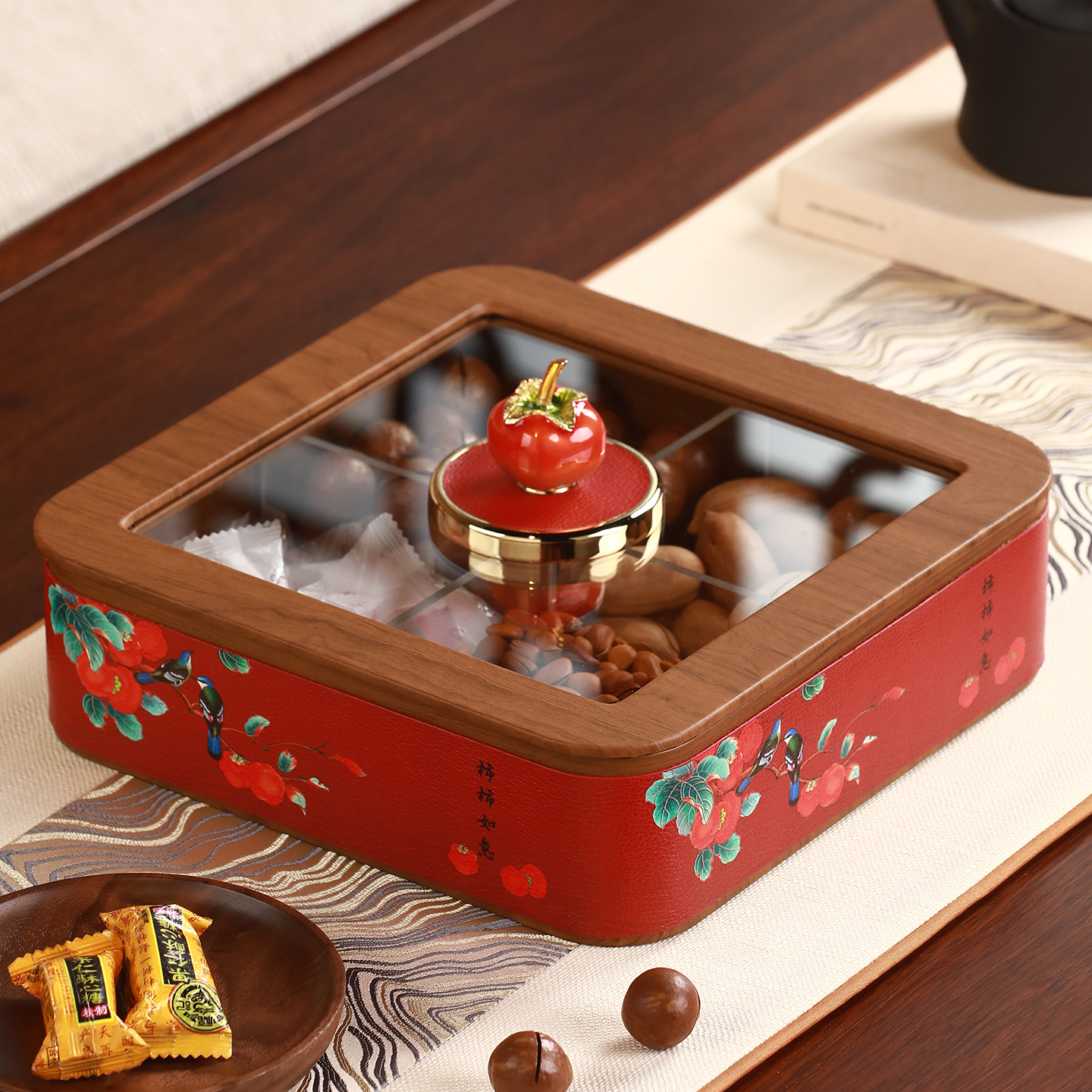 【柿柿如意】高档轻奢干果盒