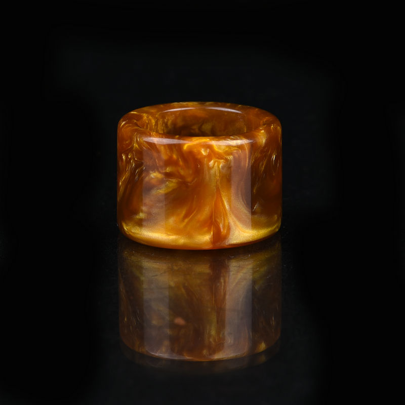 金丝海柳扳指黑珊瑚活海柳指环水晶玉石戒指工艺品