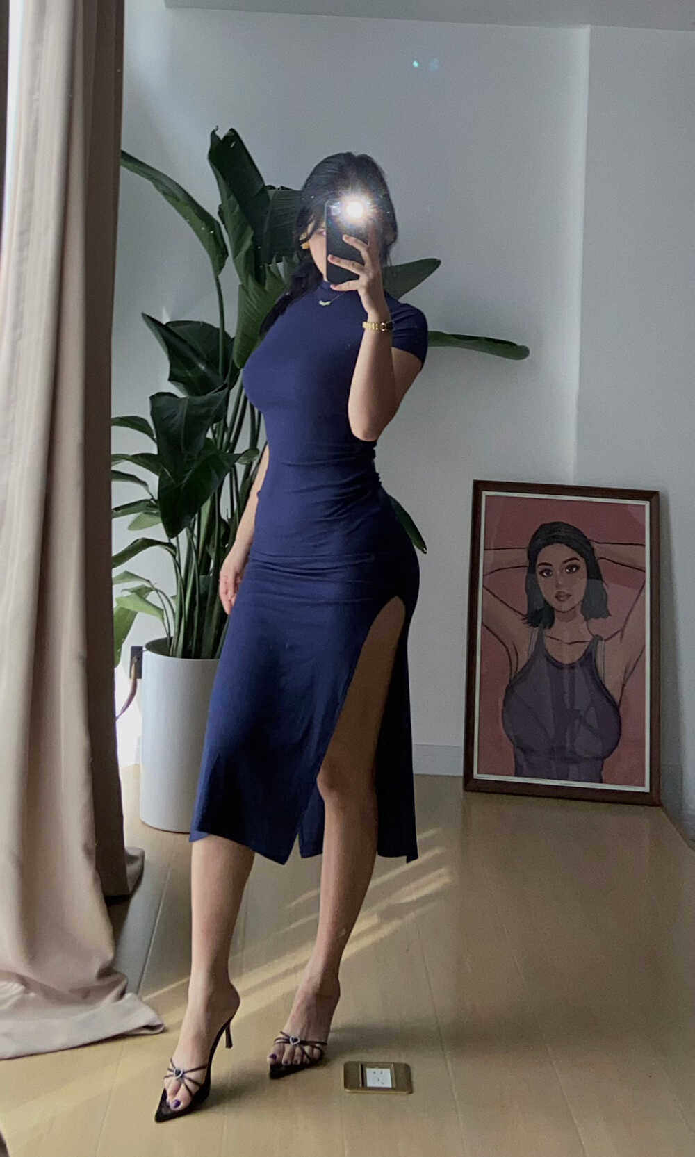 【你伍老板娘】“经典纸片人开叉裙”三色显白针织套头短袖连衣裙,女装/女士精品,连衣裙,淘宝优惠券,粉丝福利购,淘宝优惠卷