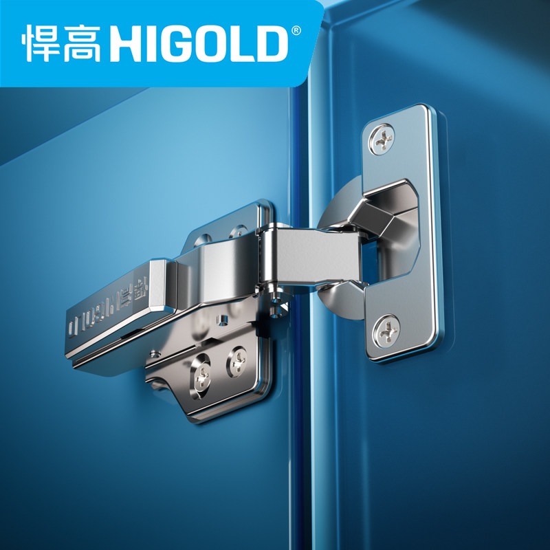 悍高反弹铰链g系列固装二段力柜门家用五金合页门铰