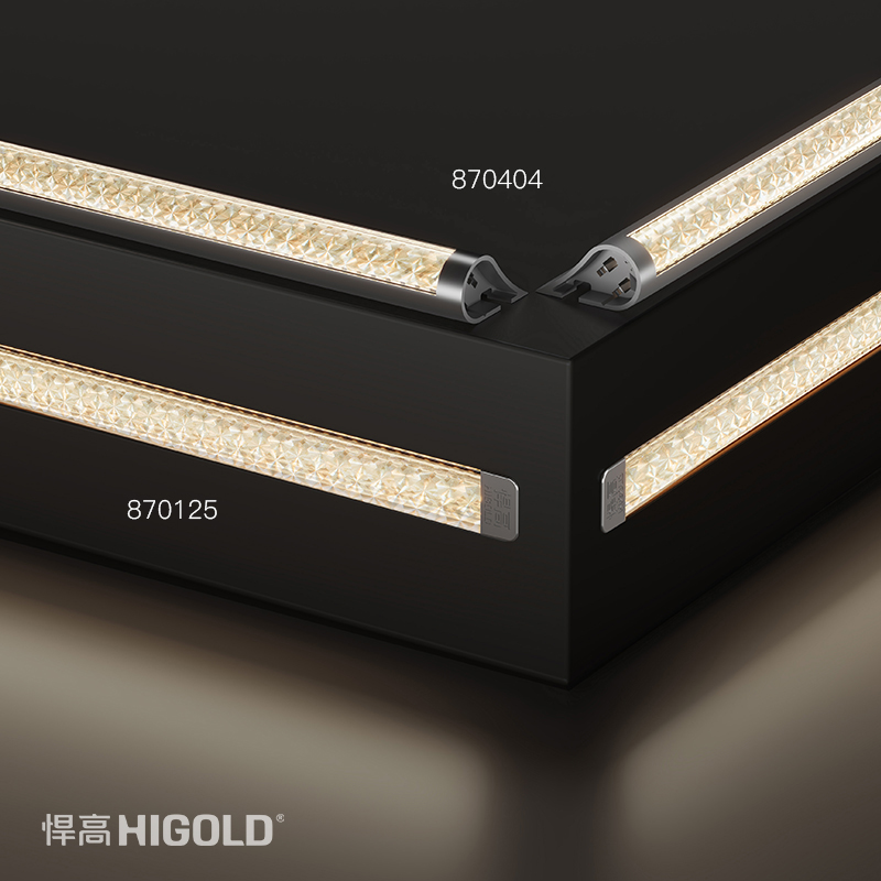 悍高X6璀璨系列超薄明装式双色温灯条870404GY