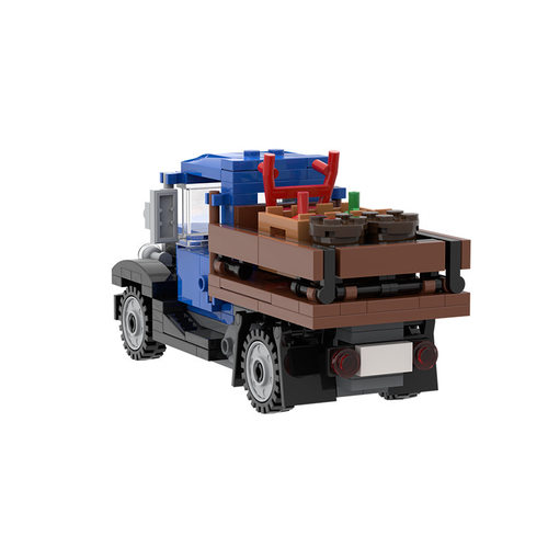 现货721号C3931送货农用卡车1930年代moc-5823儿童拼搭积木玩具车