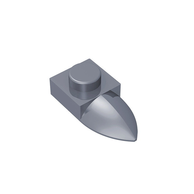 【50g】 兼容49673小颗粒1x1尖角板积木散件 特殊配件49668