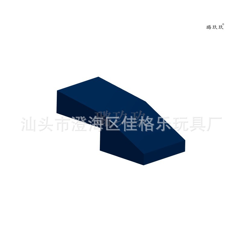 【50G起订】跨境MOC国产积木乐兼容高11477小颗粒拼装2x1弧型曲面