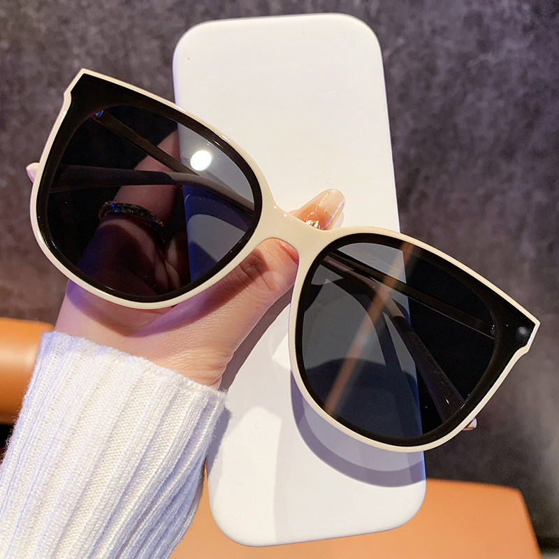 复古大框太阳眼镜女高级感显脸小高清尼龙镜片UV400偏光墨镜防晒