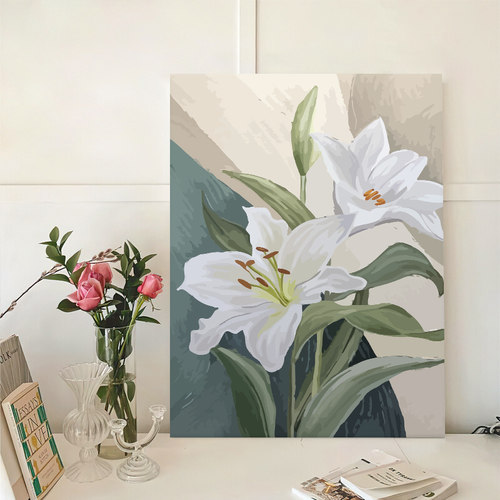 繁花似锦治愈花卉diy数字油画