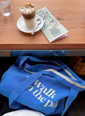 lelemonade帆布包文艺小众设计ins韩系慵懒风松弛感通勤大容量