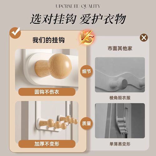 门后挂钩挂衣架卧室门上