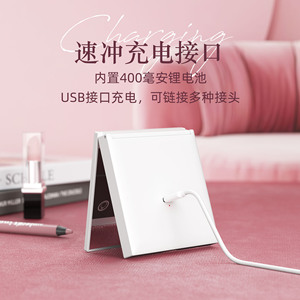 工厂直供方形便携led化妆