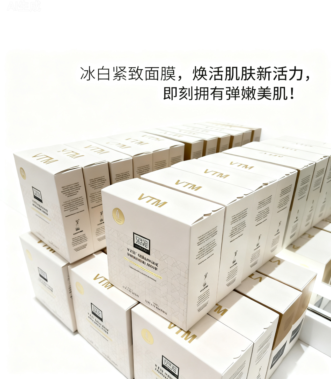 拍4以上赠1.0冰白！奥伦纳素软膜金色紧致冰白抗皱紧致1组4组14组