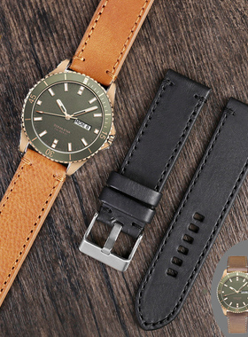 适配Mido美度领航者M026.430 舵手穿越者M032.607复古真皮手表带