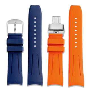 奢鸥适配艾米龙挑战者系列08.1169系列运动弧口氟橡胶手表配件21