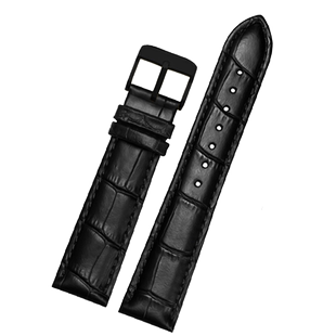 适配阿玛尼黑武士系列 60007 60008 60012系列商务男士真皮手表带