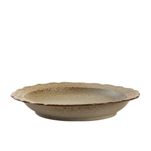 颜色釉陶瓷窝盘深口盘子菜盘家用餐具餐盘碟子蒸鸡蛋羹白色深盘