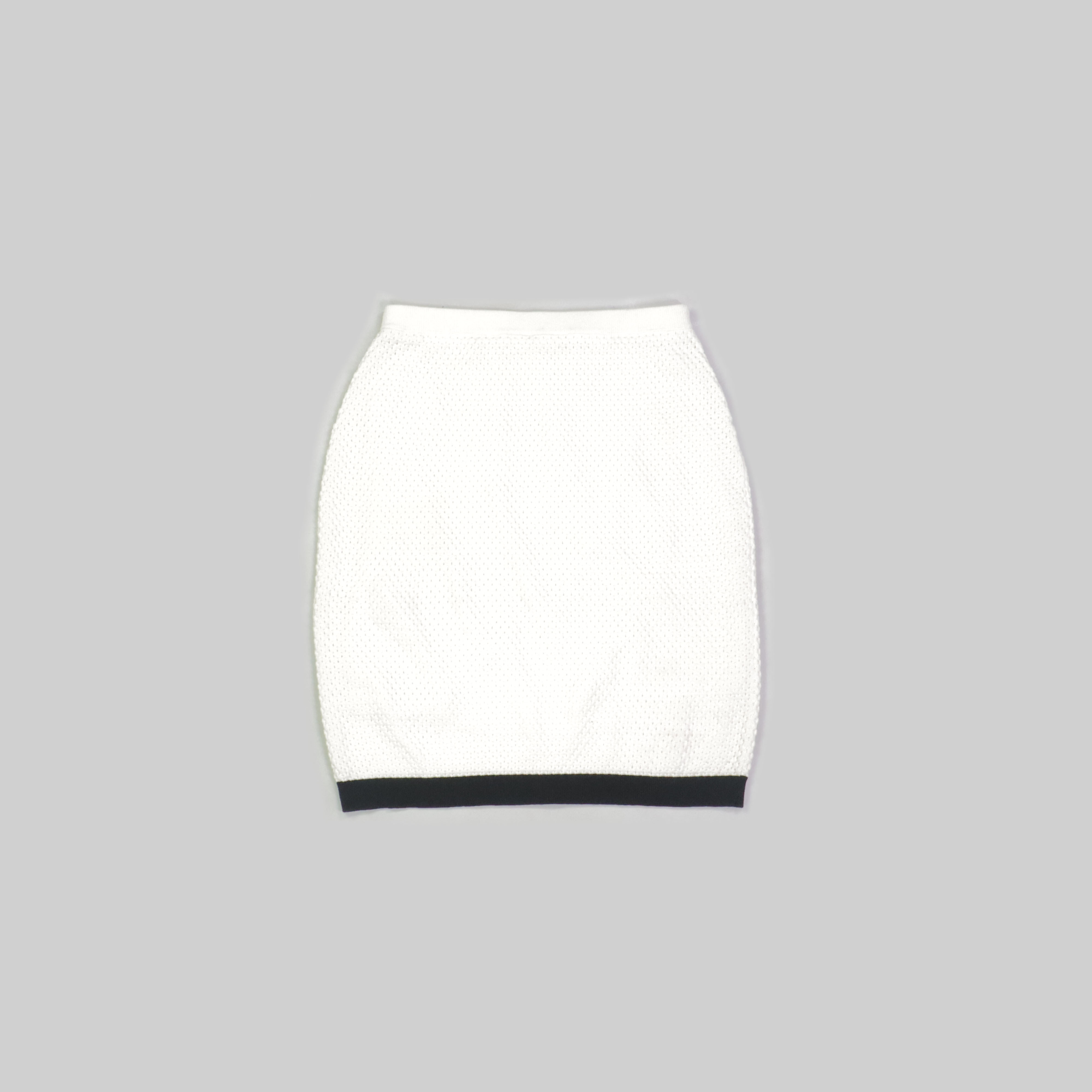 刁蛮公主 女士高腰针织镂空针针织半裙（毛衣类）L-3