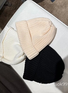 三色羊毛 头包脸 粗针羊毛冷帽 大头星人bi备