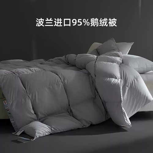 凯盛加厚防螨抗菌95白鹅绒鹅绒被
