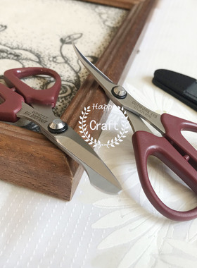 日本进口可乐（CLOVER）翘刃尖头椭圆头剪刀 36-668 36-669 115mm