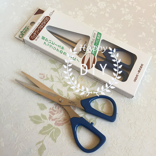 clover日本可乐工具布艺牙口剪刀