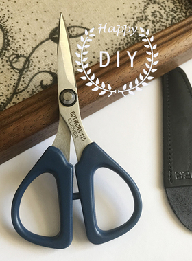 日本可乐36-666clover缝纫裁缝不锈钢布艺拼布服装尖头剪刀115MM