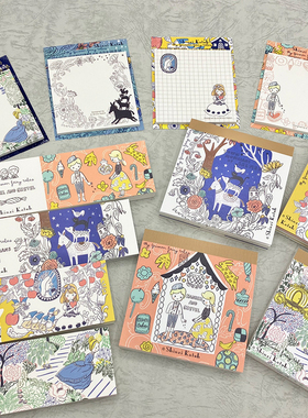 日本shinzi katoh 宫沢贤治格林童话系列文件夹 信集 笔记本便签