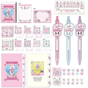 日本sunstar esther bunny艾丝乐小兔系列限定圆珠笔便签本文件夹