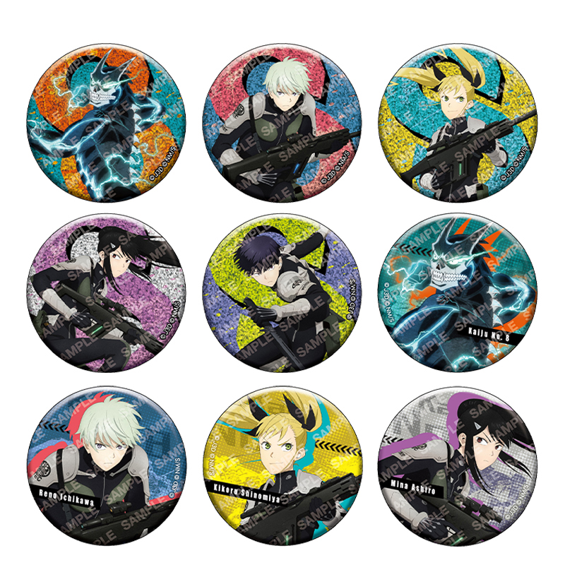 现货 日本 POMMOP 战斗开始ver 随机封闪 周边 怪兽8号吧唧徽章