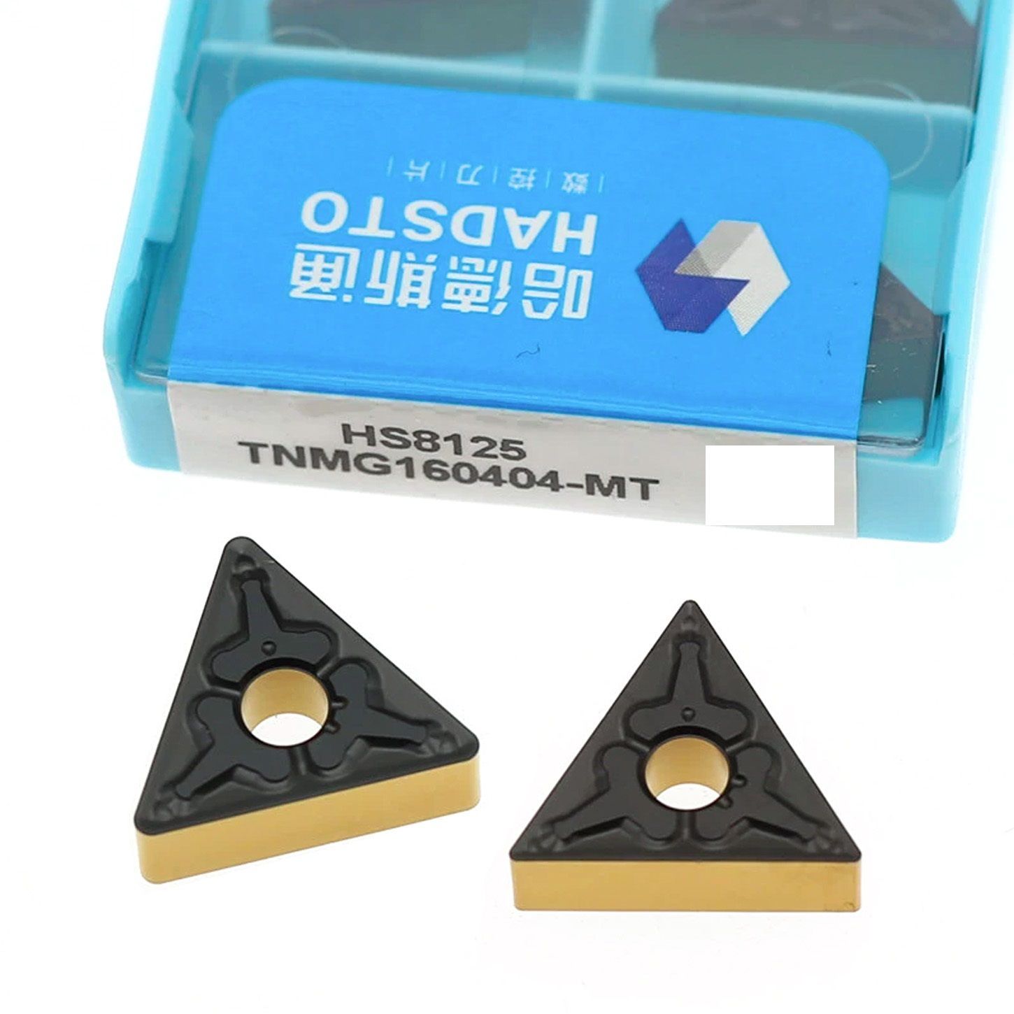 哈德斯通双面数控刀片TNMG160404/160408-MT HS8125双色钢件专用
