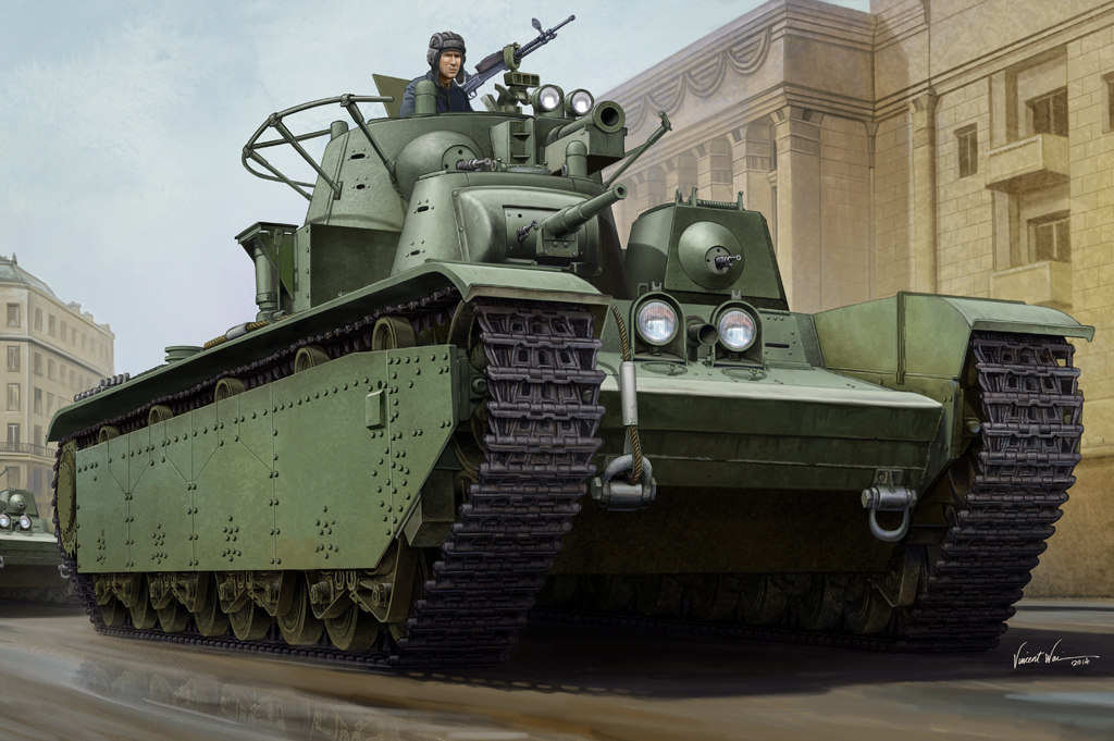 小号手 83843 1/35苏联t-35重型坦克-1938/1939年生产