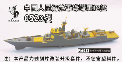 1/700052D导弹驱逐舰升级改造件