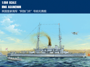 小号手 86509 胶粘拼装模型 1/350英国阿伽门农号前无畏舰