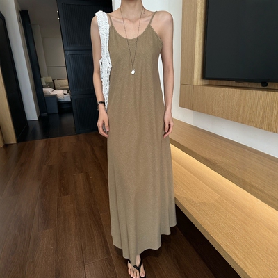 摩登197吊带无袖连衣裙