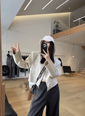 摩登mdeng197韩版时尚pu夹克短外套女秋季2025新款通勤上衣潮582W