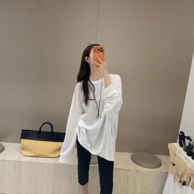 摩登197宽松百搭长袖T恤女