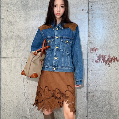 美式复古工装牛仔短外套女百搭