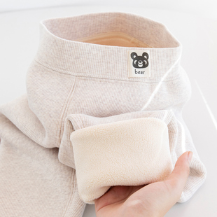 女童特厚打底裤 加绒加厚一条过冬女宝宝一体绒保暖裤 冬季 女童棉裤