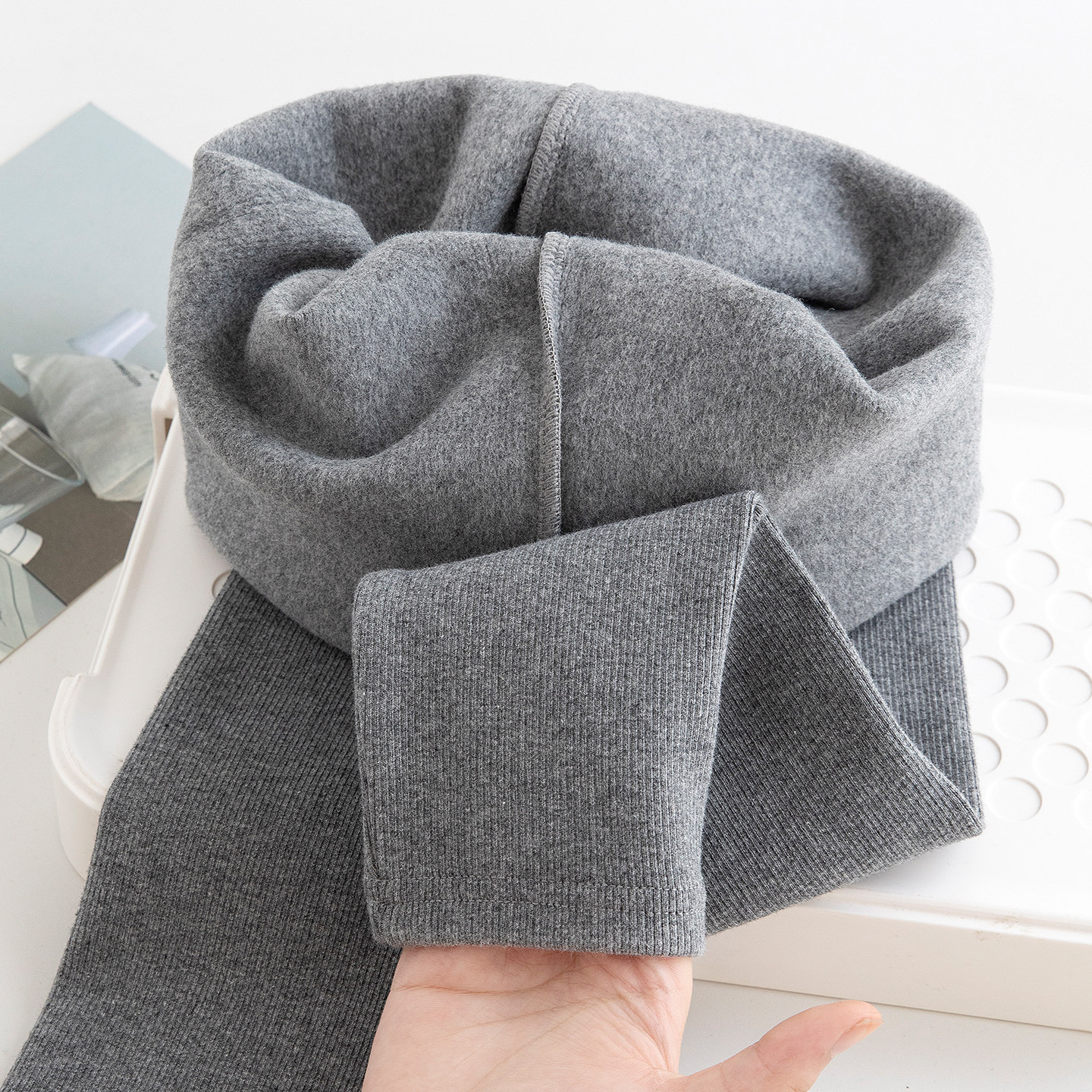 女童打底裤秋冬薄绒外穿女孩加绒中厚裤子儿童抓绒灰色紧身长裤,童装/婴儿装/亲子装,裤子,淘宝优惠券,粉丝福利购,淘宝优惠卷