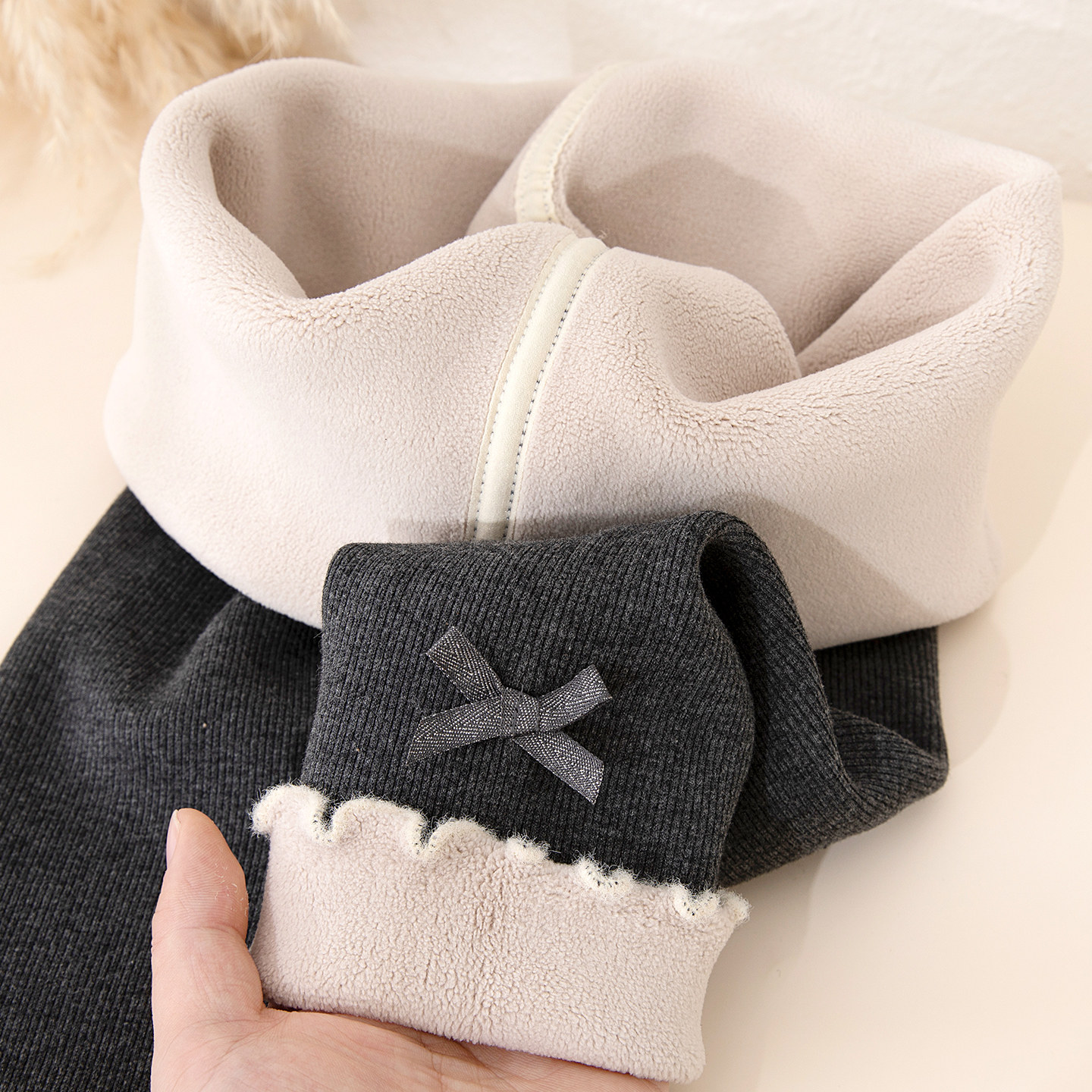 秋冬季女童加绒打底裤宝宝薄绒外穿加厚保暖棉裤中小童灰色长裤子,童装/婴儿装/亲子装,裤子,淘宝优惠券,粉丝福利购,淘宝优惠卷