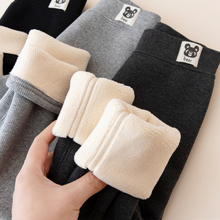 冬季女童打底裤加绒加厚外穿宝宝裤子南方一条过冬保暖裤儿童棉裤