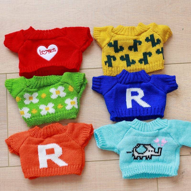 30厘米玩具公仔衣服辅料玻尿酸鸭小羊小熊棉花娃娃玩偶的毛衣迷你