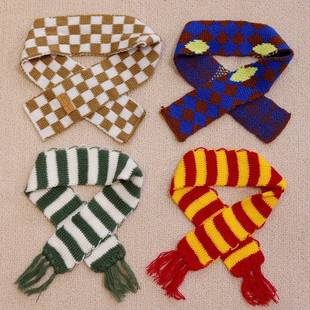 20cm棉花娃娃围巾娃用配件23厘米掌门娃衣狗公仔针织毛线围脖