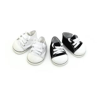 38厘米拉布布Labubu帆布鞋 40CM棉花娃娃鞋子 玲娜贝儿娃衣换装