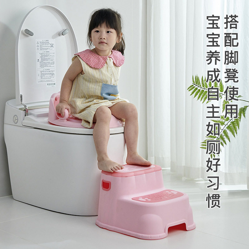 新品婴幼儿坐便器宝宝马桶圈软垫儿童如厕辅助坐垫带扶手悬挂