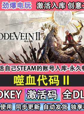 CODE VEIN 噬血代码2 II Steam激活码CDK入库全DLC兑换码激活入库