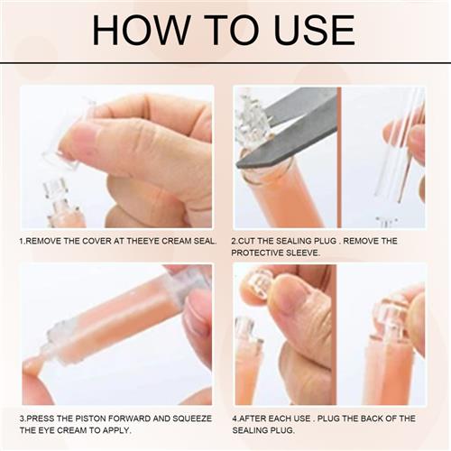 Eye cream. Lighten the black eye. Less the wrinkles in the e