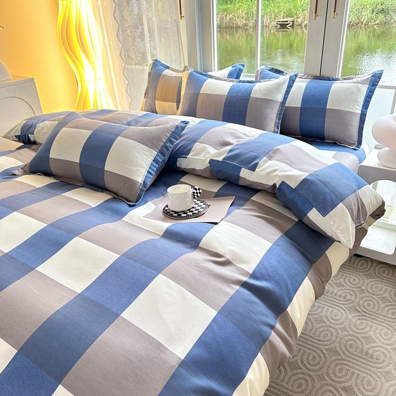 Three sets of single-bed sheets for four sets of water-washe