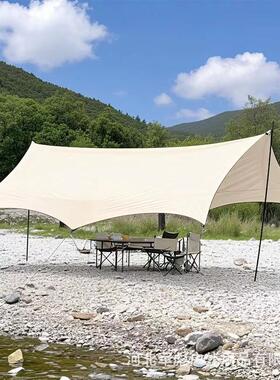 Im going to go camping outside with a black-screened tent w
